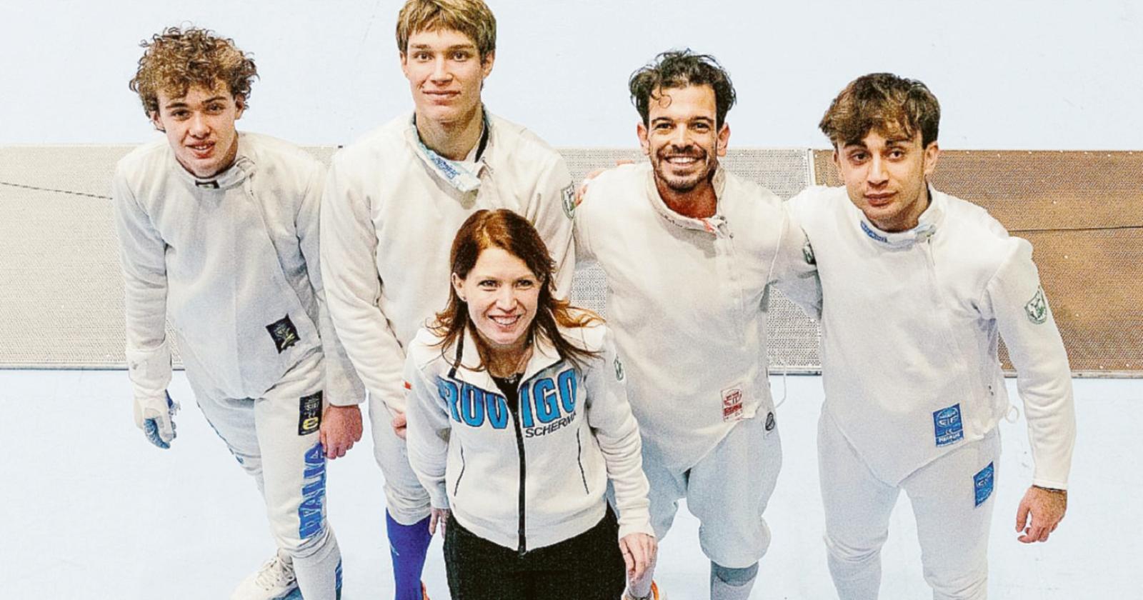 Moschettieri rodigini in pedana