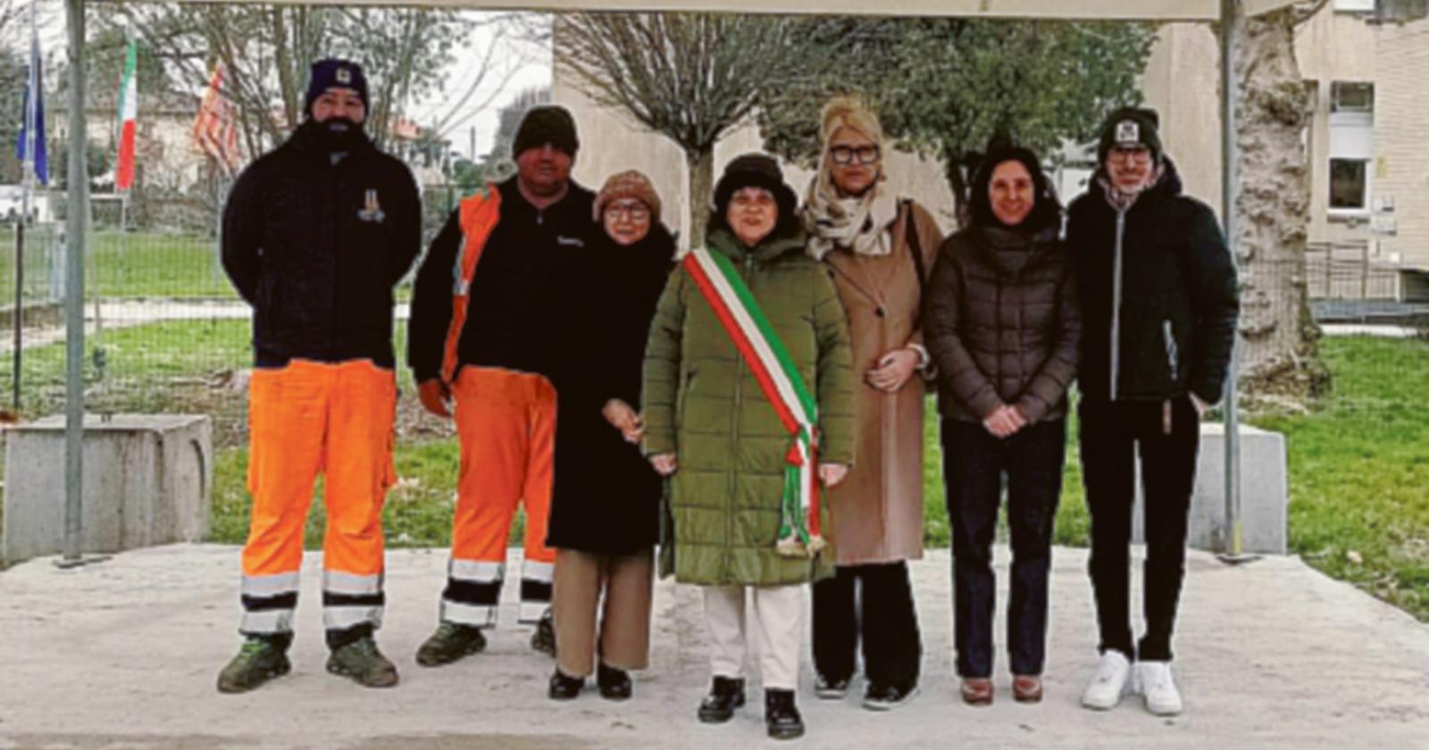 Capannina protettiva a scuola