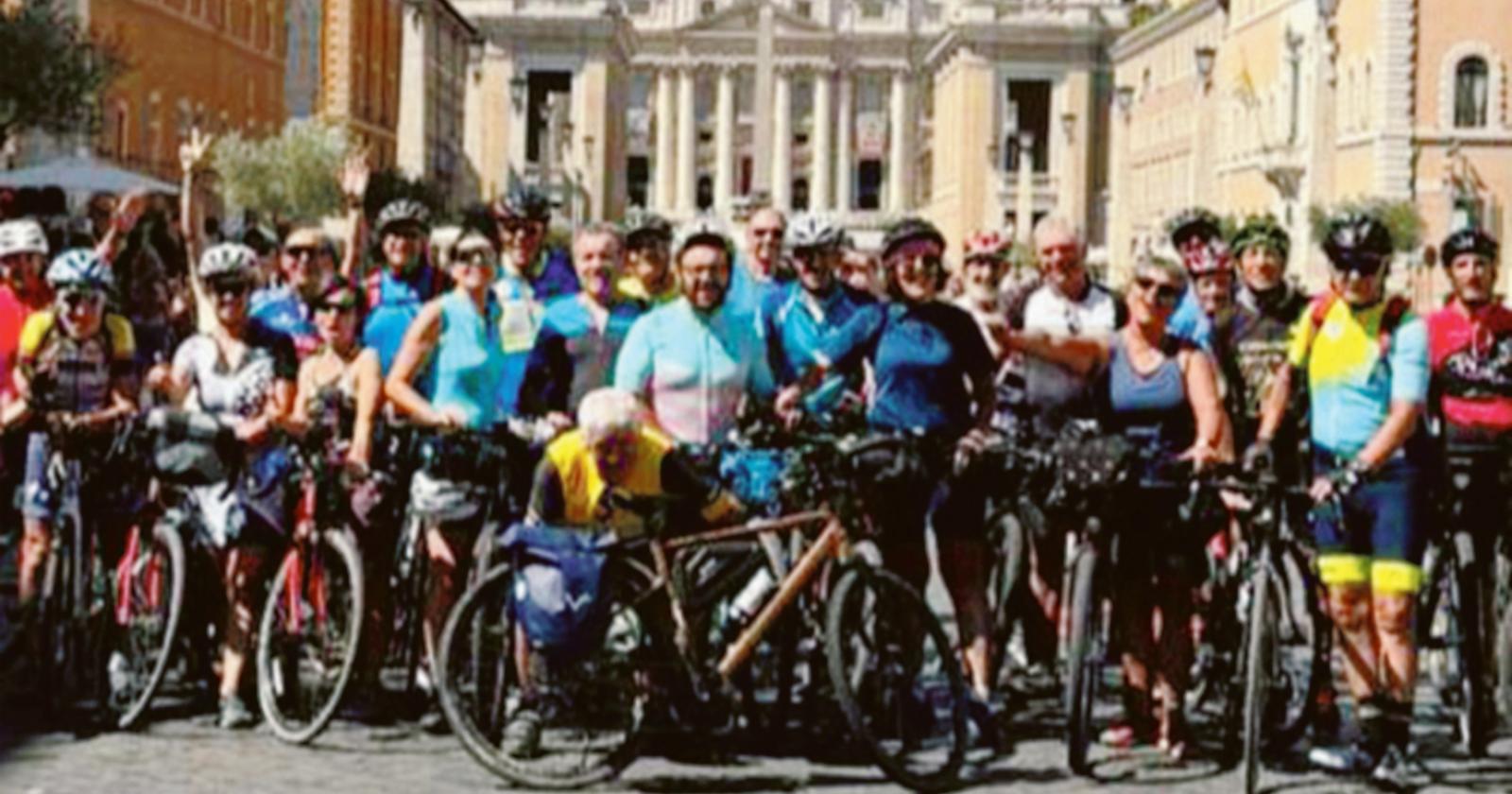 687 chilometri in bicicletta, 120 chilometri al giorno