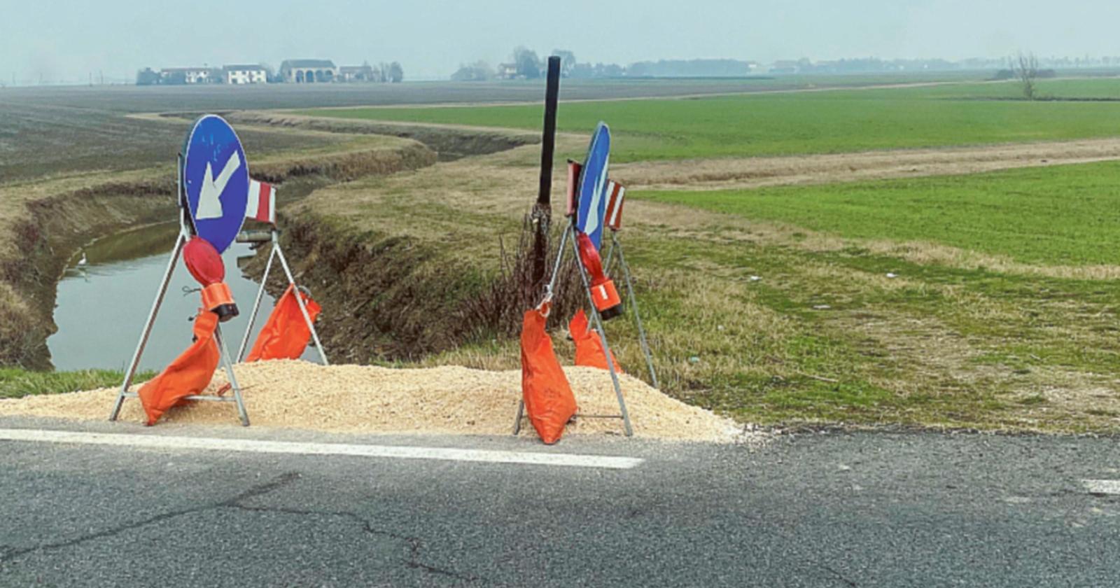 Buca in provinciale: sistemata