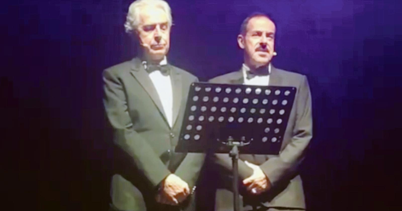 Lopez e Solenghi sul palco