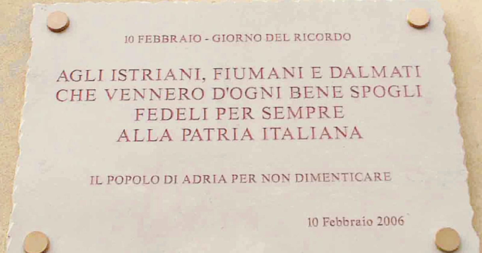 Ricordo, ecco il programma