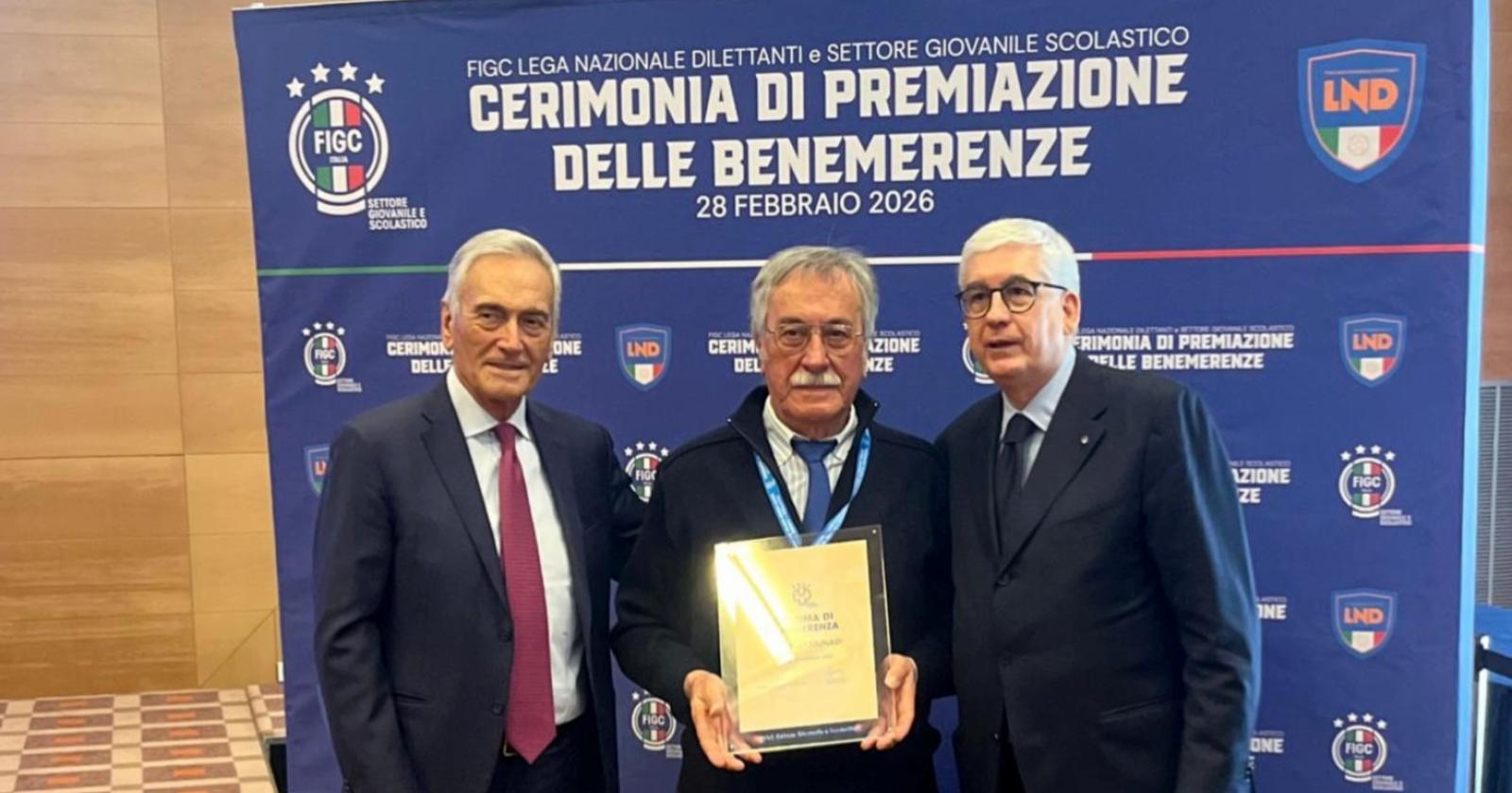 Munari del Canalbianco premiato a Roma