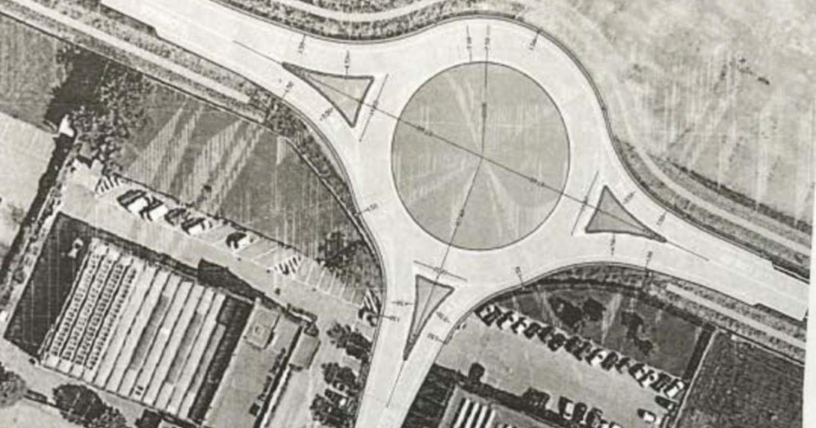 Rotatoria in Romea, via ai lavori