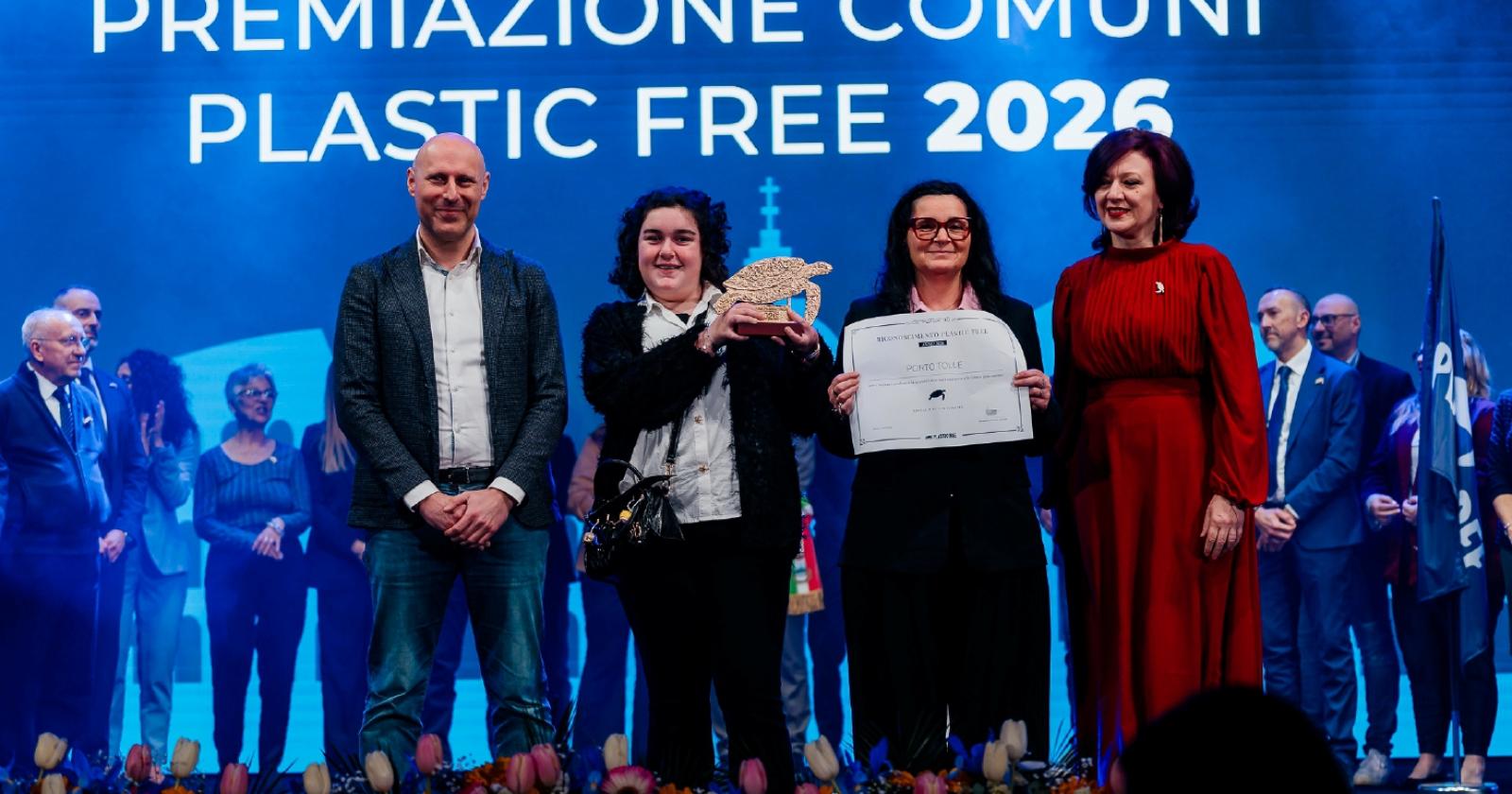 Plastic free, 4 Comuni premiati