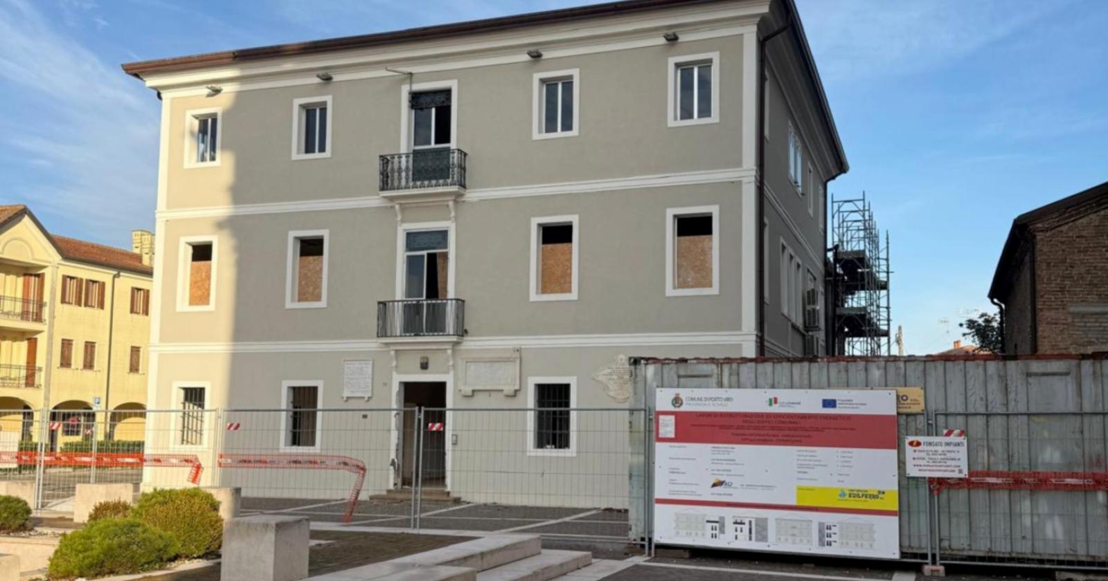 Palazzo Arcangeli, lavori nel vivo