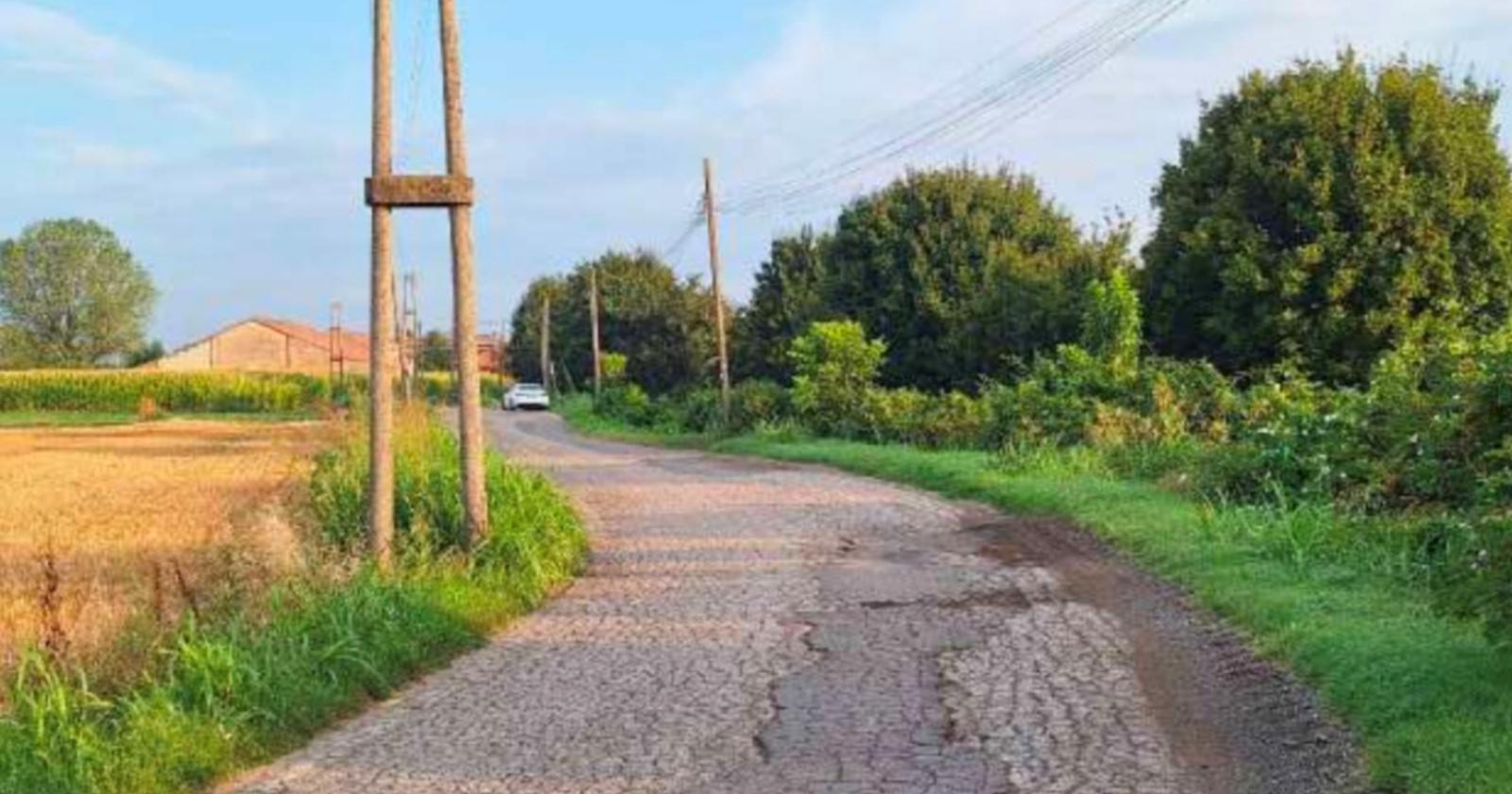 Via Boalto, intervento massiccio