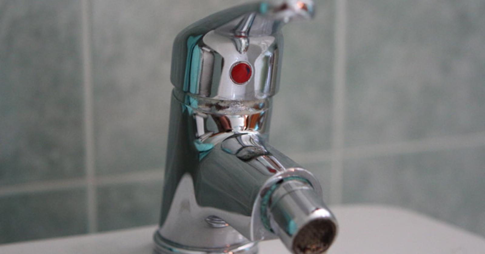 Una mattinata senz'acqua, per lavori
