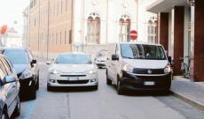 Piano del traffico in retromarcia
