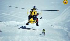 Scialpinista cade sul monte Baldo, elisoccorso