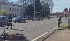 Incidente auto-moto: due feriti, uno &egrave; grave