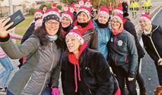 La camminata dei Babbi Natale