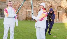 La fiamma olimpica &ldquo;polesana&rdquo;