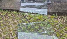 Distrutta la pensilina delle corriere