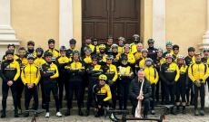 Cicloraduno al via