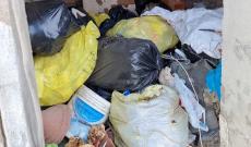 Rudere trasformato in discarica