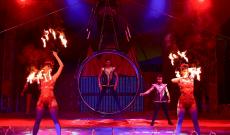 Acrobazie, moto, magie, acqua e musica