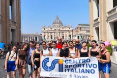 L’emozione degli sportivi dal Papa