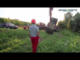 Auto ripescata dal fiume, rubata e gettata in Adige