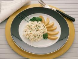 Risotto alle pesche