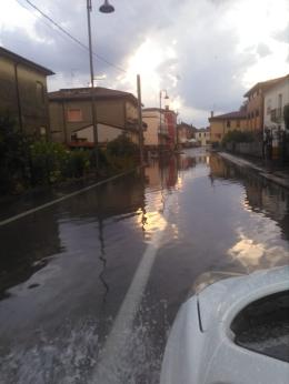 Allagati  Gaiba e Stienta.  A13 chiusa