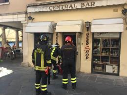 Incendio al Pedavena, blackout in centro 