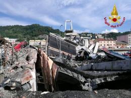 Ponte Genova, vigili del fuoco partiti anche da Rovigo per dare aiuto