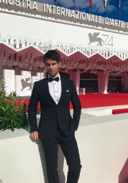 Marco Crepaldi sul Red carpet