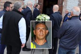 Una grande folla per l'addio ad Andrea Cuccolo