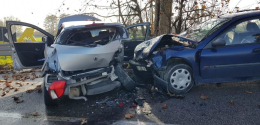 Testacoda e schianto, in quattro all’ospedale