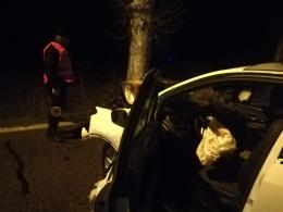 Schianto sul platano, auto a fuoco due feriti gravi