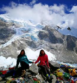 Sorelle rodigine sul tetto del mondo