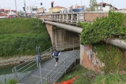 Scivolone sulla mezza maratona