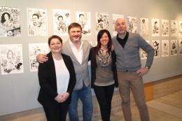 350  caricature dei laureati rodigini diventa una mostra