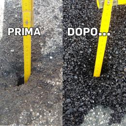 Buche: il rattoppo dura poche ore