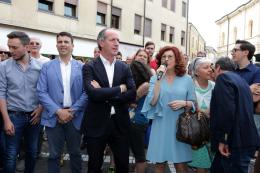 Il presidente Zaia a Rovigo per Monica Gambardella