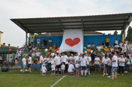 In campo in ricordo di Gimmi