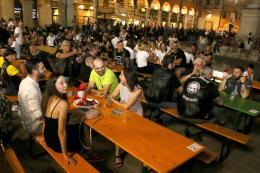 I bikers si prendono piazza Vittorio