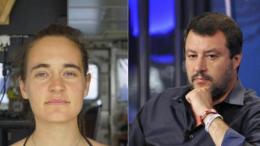Rackete per la prima volta ospite tv in Italia. Salvini, declina il duello."