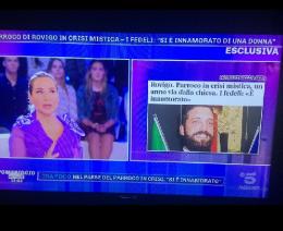La vicenda del "prete innamorato" finisce da Barbara D'Urso
