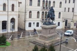 Sul Polesine è scesa la neve