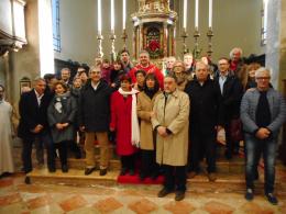 La festa del paese, degli sposi e dei donatori