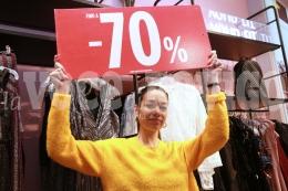 Saldi al via con sconti fino al 70%