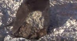 E' caccia di frammenti del meteorite caduto venerdì