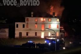 Villa Pavanini di nuovo in fiamme