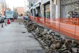 Marciapiedi nuovi, si comincia