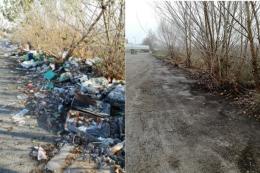I guardiani dell'ambiente liberano la discarica