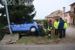 Pauroso schianto sulla strada per Grignano