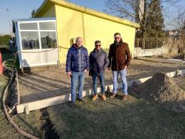 Iniziati i lavori agli spogliatoi di Oca Marina