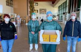 Un dono goloso per chi è in prima linea contro il virus tutti i giorni